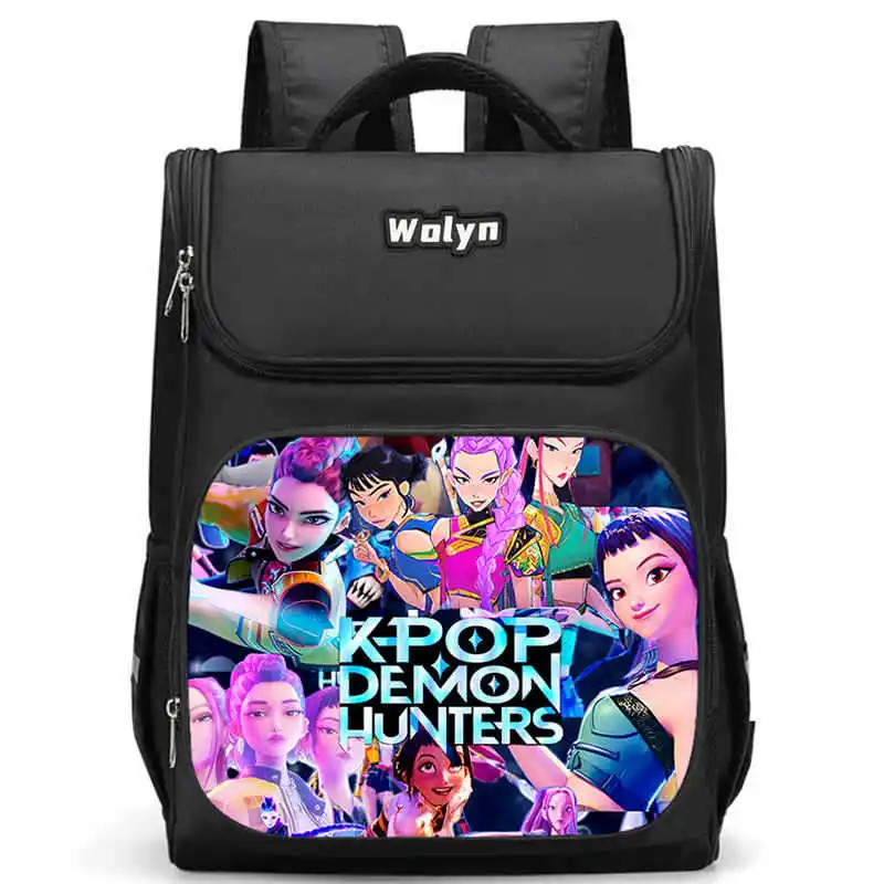 KPop HUNTR/X Backpack Rumi Cosplay Bag K-Pop: Demon Hunters Mira Schoolbag Zoey Backpack Large Capacity Printed Anime Bag
KPop HUNTR/X Backpack Rumi Cosplay Bag K-Pop: Demon Hunters Mira Schoolbag Zoey Backpack Large Capacity Printed Anime Bag