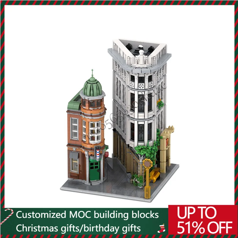 4049 шт. MOC, креативный городской вид на улицу, модульная комплексная модель, архитектурный строительный блок, сделай сам, детская сборка, кирпичи, игрушка в подарок
4049 шт. MOC, креативный городской вид на улицу, модульная комплексная модель, архитектурный строительный блок, сделай сам, детская сборка, кирпичи, игрушка в подарок