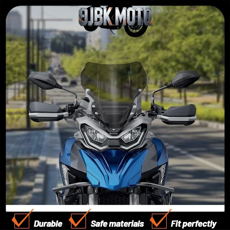 【Perfect fit】For QJMOTOR SRT750/SRT800 windshield modification, chest protector, and rain shield.
【Perfect fit】For QJMOTOR SRT750/SRT800 windshield modification, chest protector, and rain shield.