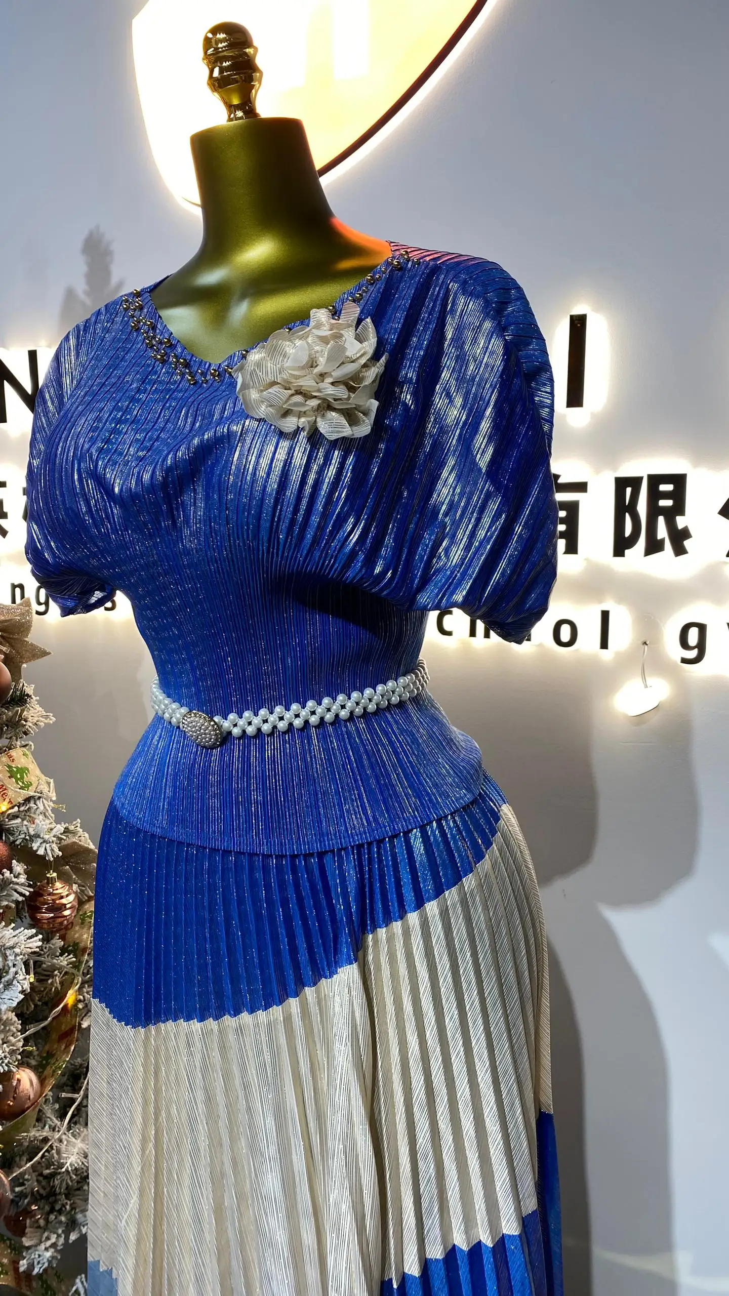 New summer casual dress, loose breathable plus size dress manufacturer wholesale pleated skirt-GZMM010
New summer casual dress, loose breathable plus size dress manufacturer wholesale pleated skirt-GZMM010