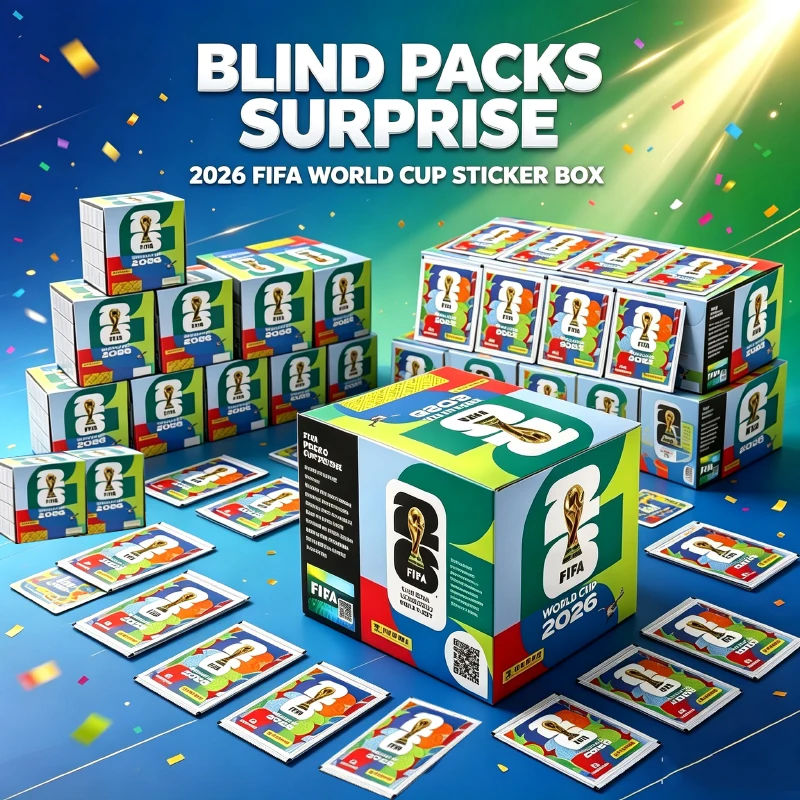 2026 Panini FIFA World Cup Collectible Sticker Full Box 50 Blind Packs Soccer Fan Hobby Memorabilia Commemorative Surprise Gift
2026 Panini FIFA World Cup Collectible Sticker Full Box 50 Blind Packs Soccer Fan Hobby Memorabilia Commemorative Surprise Gift