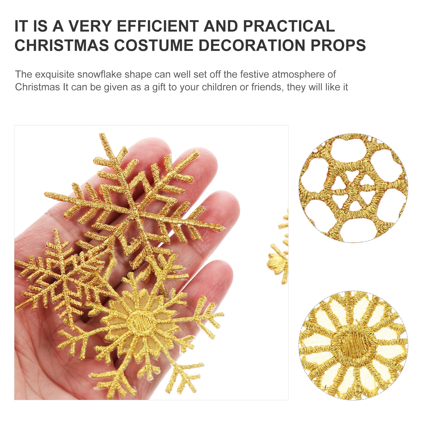 8pcs Embroidered Patch Cloth Snowflake Appliques for DIY Clothing Decoration Women Accessories Christmas Gifts
8pcs Embroidered Patch Cloth Snowflake Appliques for DIY Clothing Decoration Women Accessories Christmas Gifts