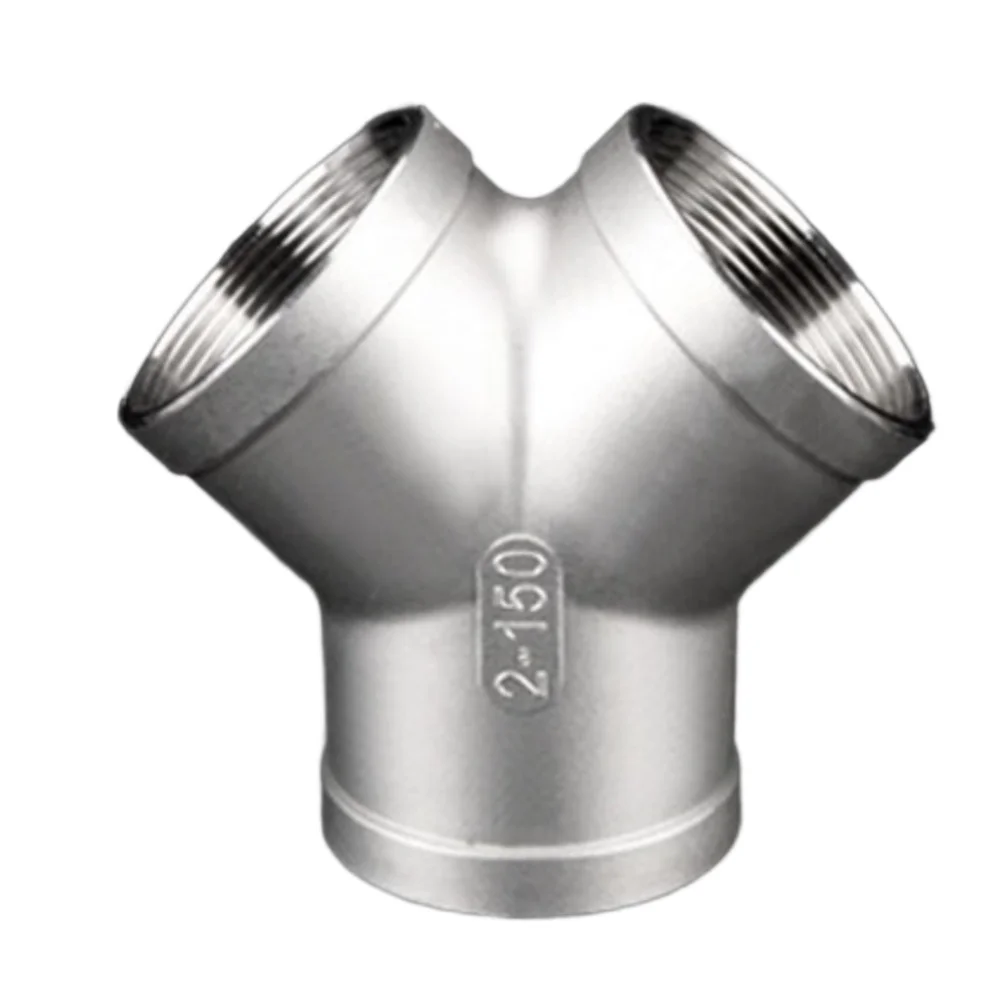 Silver 304 Stainless Steel Y Shape Tee Joint Internal External Thread For Gas Water Pipe Fitting Plumbing Accessories
Silver 304 Stainless Steel Y Shape Tee Joint Internal External Thread For Gas Water Pipe Fitting Plumbing Accessories