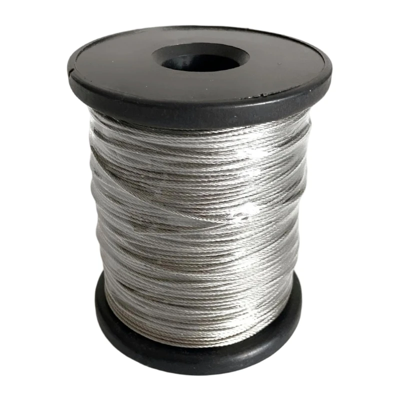 Sturdy 1.5Mm Steel Wire Rope 50 Meter Outdoor Hanging Rope Suitable For Construction Gardening And Home Use M4YD
Sturdy 1.5Mm Steel Wire Rope 50 Meter Outdoor Hanging Rope Suitable For Construction Gardening And Home Use M4YD