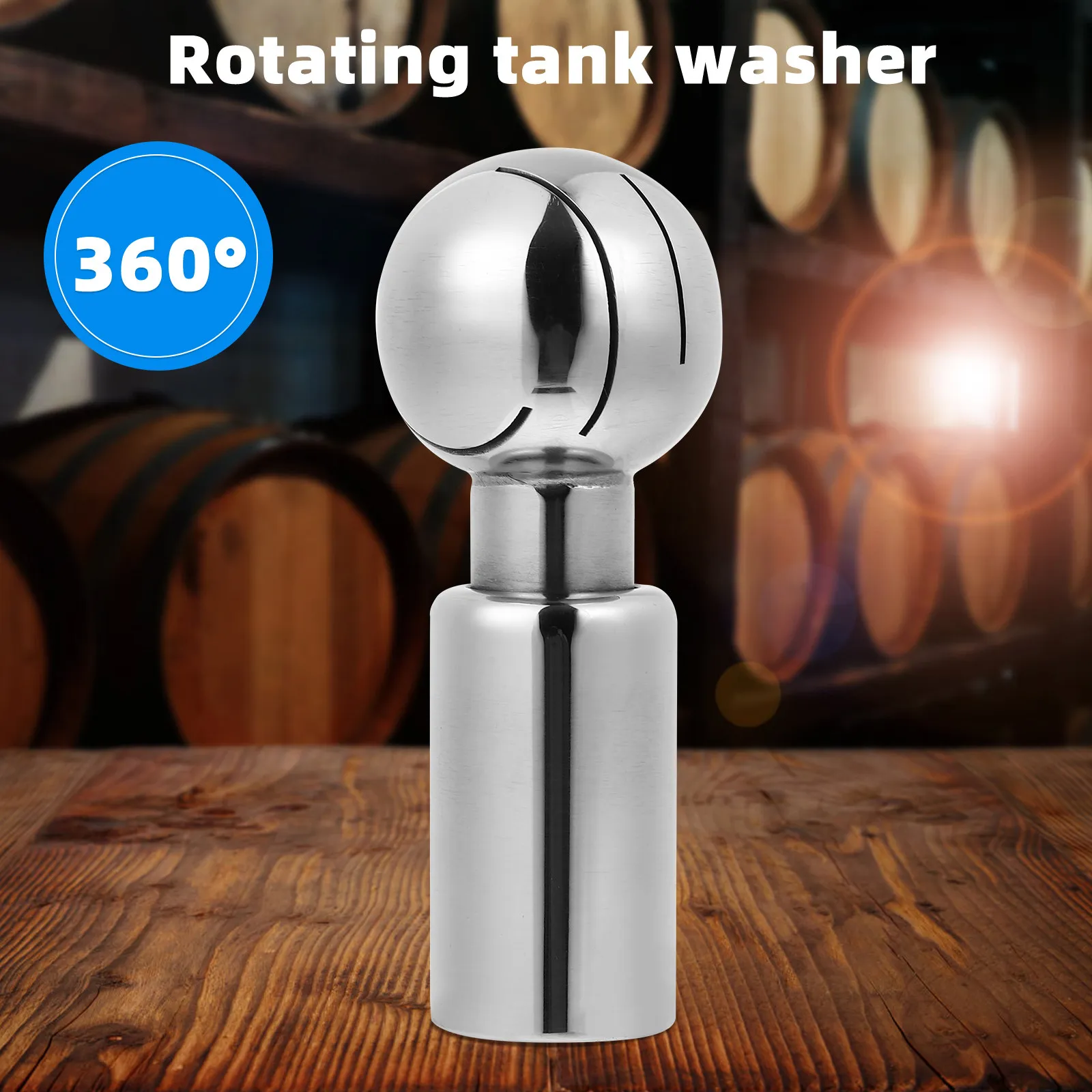 Вращающаяся распылительная головка из нержавеющей стали для очистки резервуаров, DN20, для пищевой, винной, фармацевтической и химической промышленности
Вращающаяся распылительная головка из нержавеющей стали для очистки резервуаров, DN20, для пищевой, винной, фармацевтической и химической промышленности