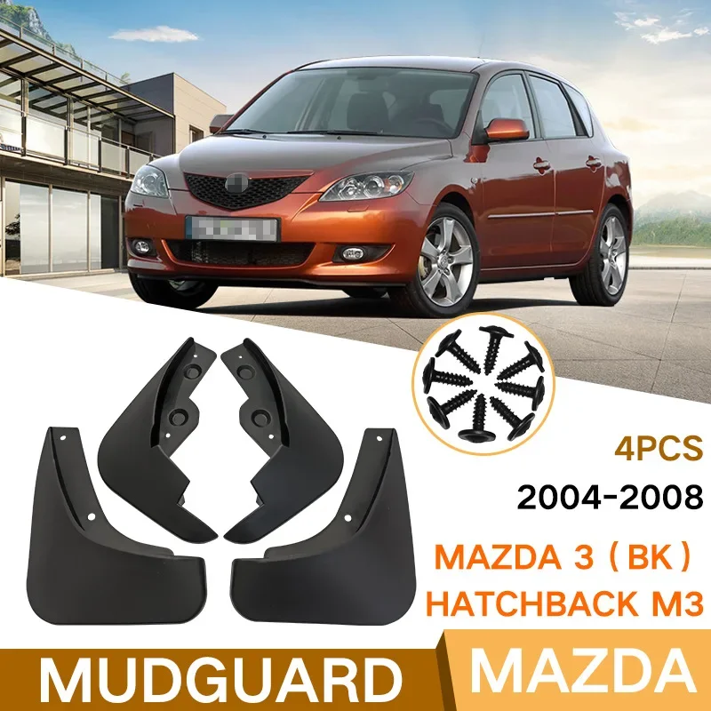 For Mazda 3 2004-2008 black car mudguard Reduce dust Resist tire dirt car accessories tools
For Mazda 3 2004-2008 black car mudguard Reduce dust Resist tire dirt car accessories tools