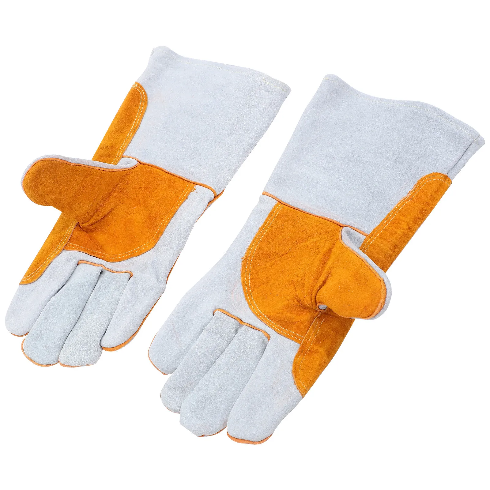 1Pair Cowhide Welding Gloves Heat Resistant Breathable Gloves for Mig Welding Fireproof Work Gardening Protection
1Pair Cowhide Welding Gloves Heat Resistant Breathable Gloves for Mig Welding Fireproof Work Gardening Protection
