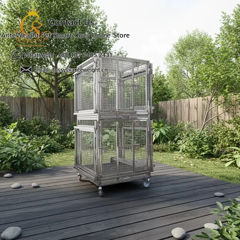 Laboratory Stainless Steel Double Layer Monkey Cage for Animal Experiment
Laboratory Stainless Steel Double Layer Monkey Cage for Animal Experiment