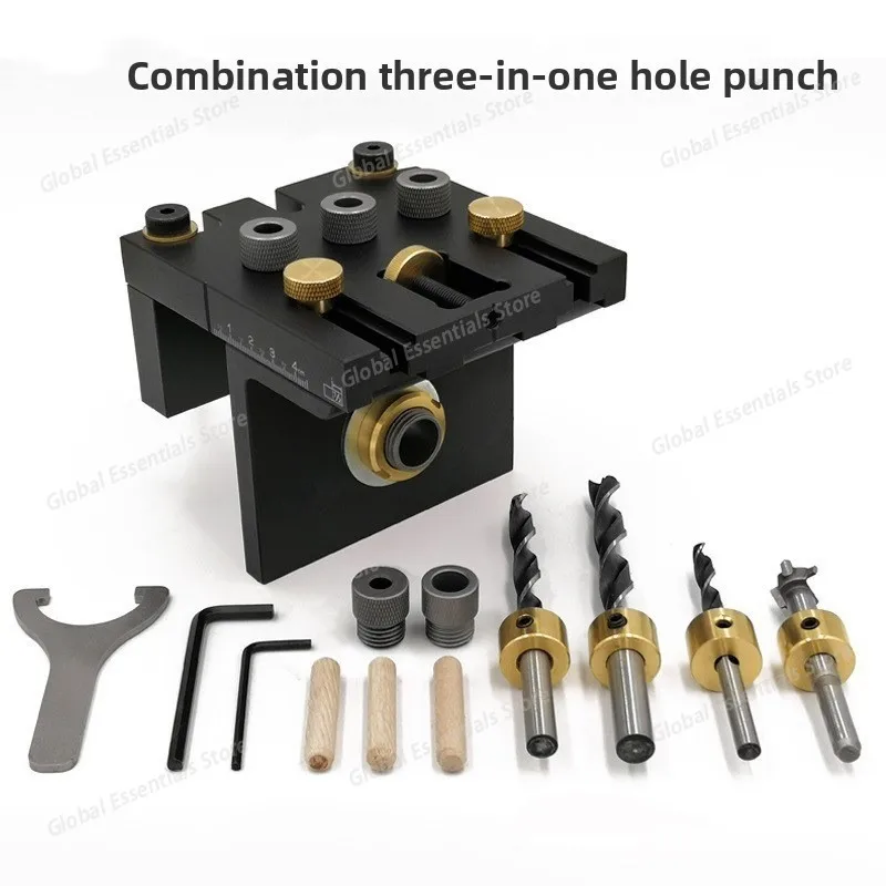 Multifunctional Woodworking Positioning Fixture Kit 3-in-1 for Furniture Connecting Tools Adjustable Drill Guide Puncher Locator
Multifunctional Woodworking Positioning Fixture Kit 3-in-1 for Furniture Connecting Tools Adjustable Drill Guide Puncher Locator