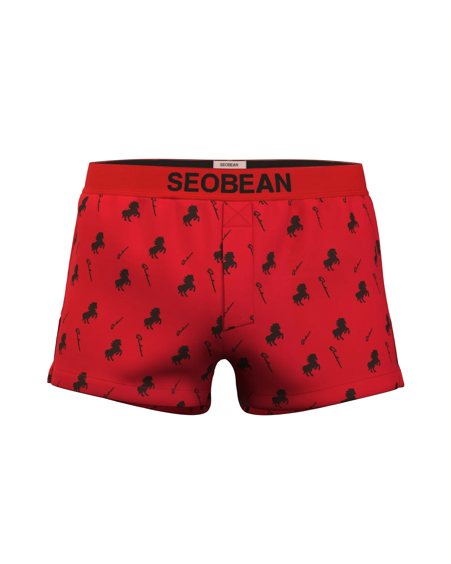 Mens Fashion Black Pattern Red Lounge Boxers Elastic Waist SEOBEAN Home Sleep Underpants
Mens Fashion Black Pattern Red Lounge Boxers Elastic Waist SEOBEAN Home Sleep Underpants