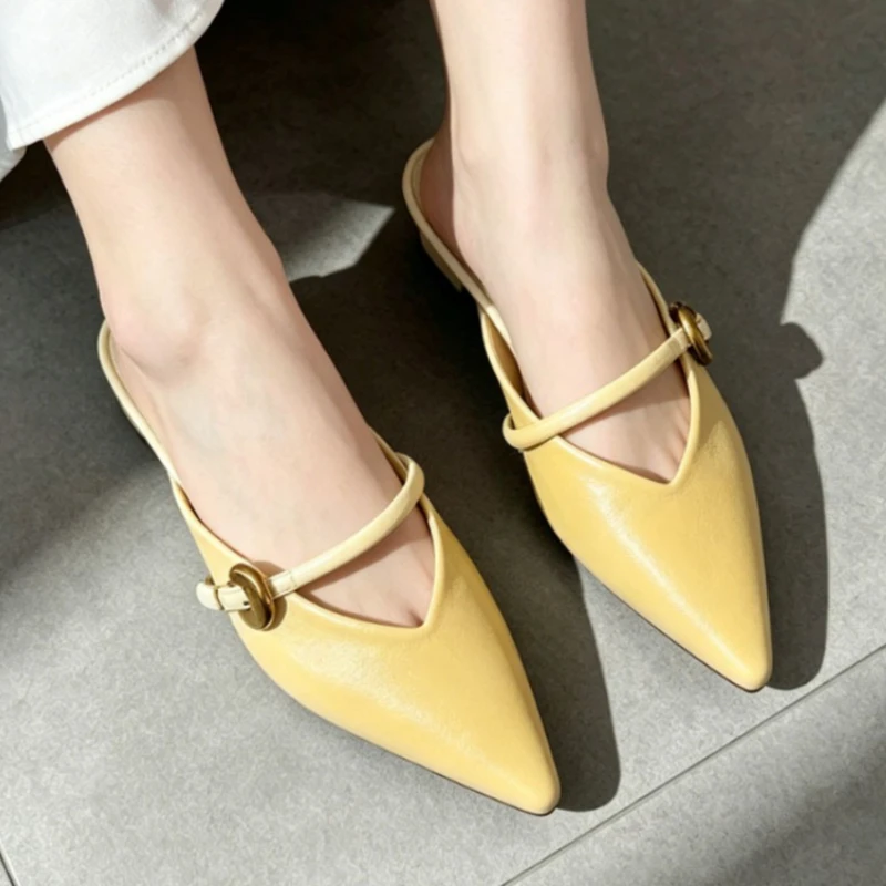 Women New Pointed Toe Slippers Flats Casual Shoes Elegant Sandals Beach Dress Woman Shoes Trend Mujer Flip Flops
Women New Pointed Toe Slippers Flats Casual Shoes Elegant Sandals Beach Dress Woman Shoes Trend Mujer Flip Flops