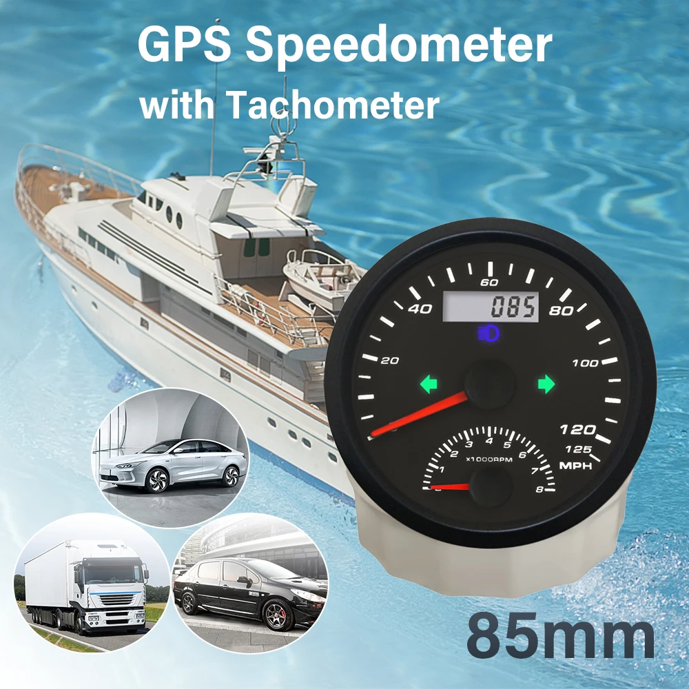 Спидометр GPS Rhaxel 85 мм 2-в-1 (0-60 км/ч, 125 км/ч, 200 миль/ч) с тахометром, одометром, указателем пробега, янтарной подсветкой, 12В/24В для автомобилей и лодок
Спидометр GPS Rhaxel 85 мм 2-в-1 (0-60 км/ч, 125 км/ч, 200 миль/ч) с тахометром, одометром, указателем пробега, янтарной подсветкой, 12В/24В для автомобилей и лодок