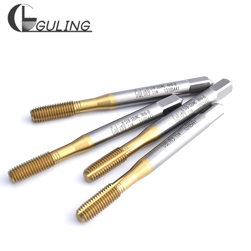 GULING HSSE-M42 JIS Стандартный рулонный формовочный метчик STI ST UNC 4-40 6-32 8-32 10-24 1/4 UNF 10-32 Метчики для машинной резьбы
GULING HSSE-M42 JIS Стандартный рулонный формовочный метчик STI ST UNC 4-40 6-32 8-32 10-24 1/4 UNF 10-32 Метчики для машинной резьбы