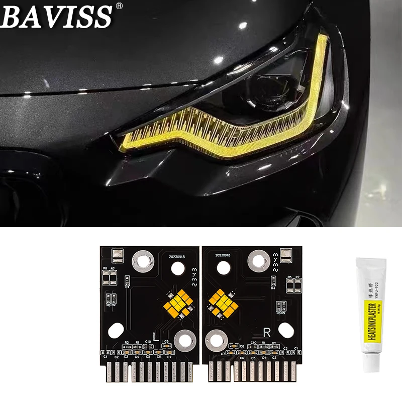 Car DRL Lemon Yellow Module For BMW 2series M2 G42 G87 CSL LED Daytime Running Light Turning Signal Brake Lamp Plug And Play
Car DRL Lemon Yellow Module For BMW 2series M2 G42 G87 CSL LED Daytime Running Light Turning Signal Brake Lamp Plug And Play