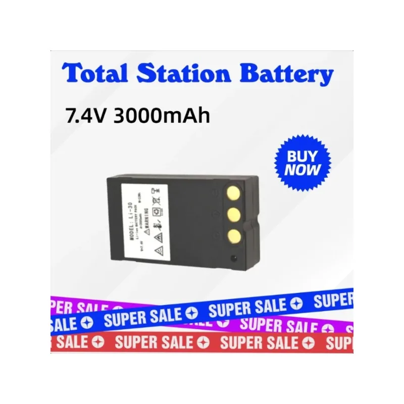 LI-30 Battery 7.4V 3000mAh for Ruide RTS-822R4/822R8 Total Station High Quality
LI-30 Battery 7.4V 3000mAh for Ruide RTS-822R4/822R8 Total Station High Quality
