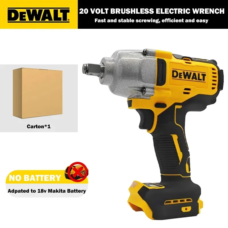 Dewalt DCF892 Wireless Impact Wrench Electric Brushless Automotive Removal And Installation Tool for Car Maintenance
Dewalt DCF892 Wireless Impact Wrench Electric Brushless Automotive Removal And Installation Tool for Car Maintenance