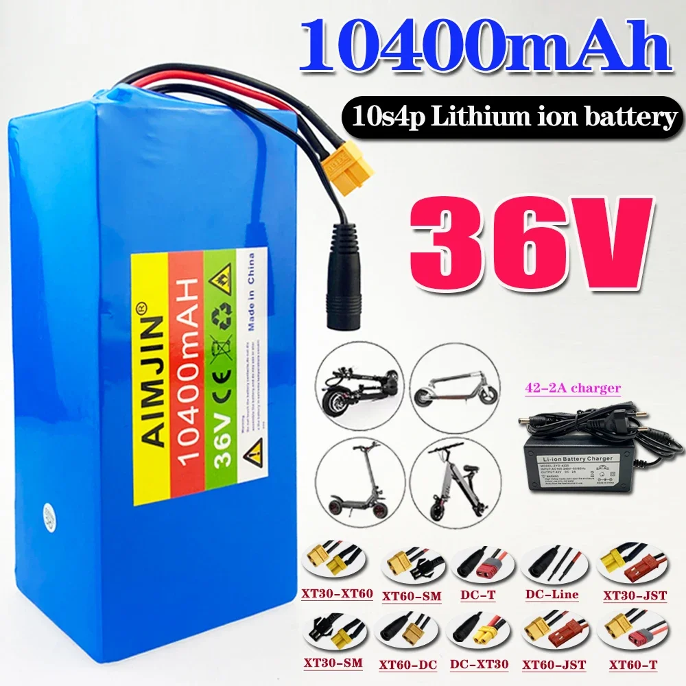 10S4P 36V 10400mAh Lithium Battery Electric Scooter 18650 Battery pack 36V 10.5Ah Electric Scooter Electric Scooter Battery 36v
10S4P 36V 10400mAh Lithium Battery Electric Scooter 18650 Battery pack 36V 10.5Ah Electric Scooter Electric Scooter Battery 36v