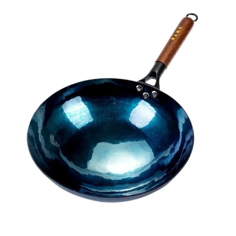 30cm Mirror Iron Wok Seasoned Pot with Wooden Handle 2mm Thickness Uncoated Kitchen Cookware Round Bottom Wok
30cm Mirror Iron Wok Seasoned Pot with Wooden Handle 2mm Thickness Uncoated Kitchen Cookware Round Bottom Wok