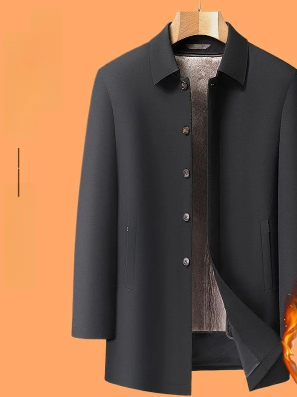 Business Casual Mid-Length Men's Windbreaker New Style Fold-Down Collar Jacket Dad Autumn Top Fashion Urban Nylon Coat
Business Casual Mid-Length Men's Windbreaker New Style Fold-Down Collar Jacket Dad Autumn Top Fashion Urban Nylon Coat