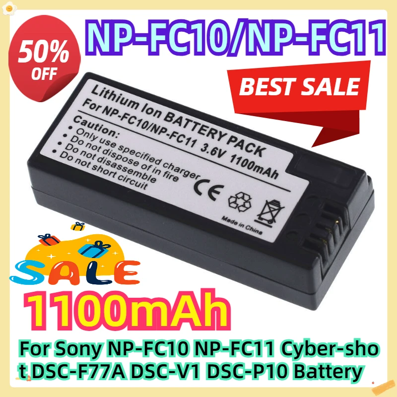 For Sony NP-FC10 NP-FC11 Cyber-shot DSC-F77A DSC-V1 DSC-P10 Battery
For Sony NP-FC10 NP-FC11 Cyber-shot DSC-F77A DSC-V1 DSC-P10 Battery