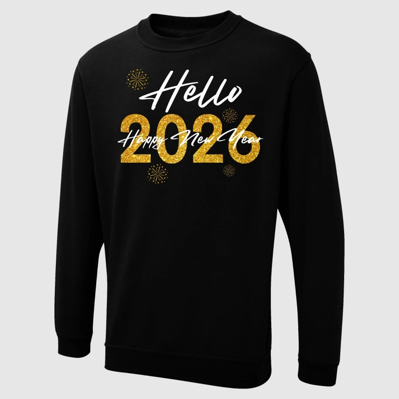 Hello 2026, осенне-зимний свитшот с Новым годом и принтом, фейерверк, подарок на Новый год, джемпер, сохраняющие тепло, одинаковые толстовки
Hello 2026, осенне-зимний свитшот с Новым годом и принтом, фейерверк, подарок на Новый год, джемпер, сохраняющие тепло, одинаковые толстовки