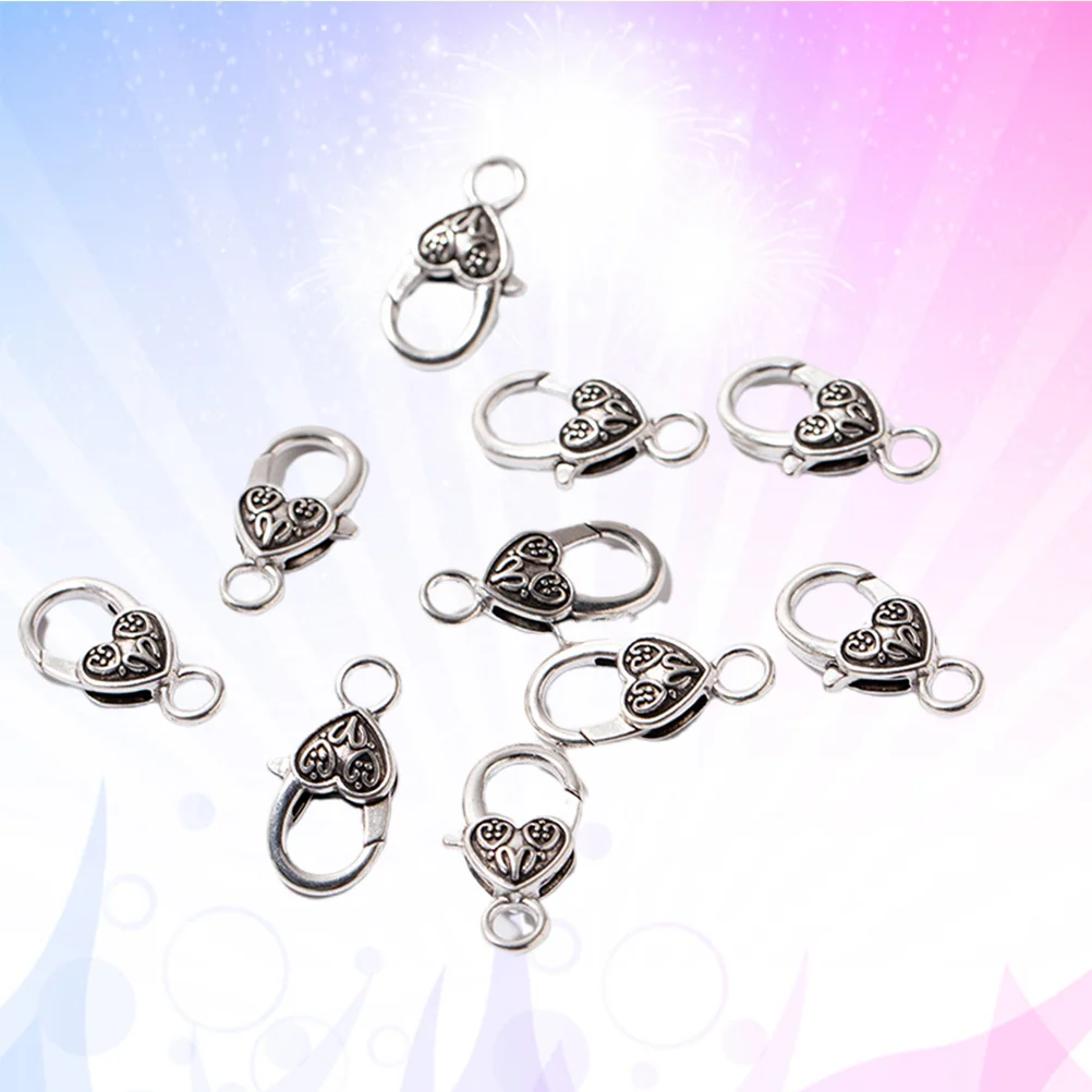 40 Pcs Vintage Lobster Clasps Alloy Jewelry Components for Necklace Bracelet Craft Shiny Plated Findings
40 Pcs Vintage Lobster Clasps Alloy Jewelry Components for Necklace Bracelet Craft Shiny Plated Findings