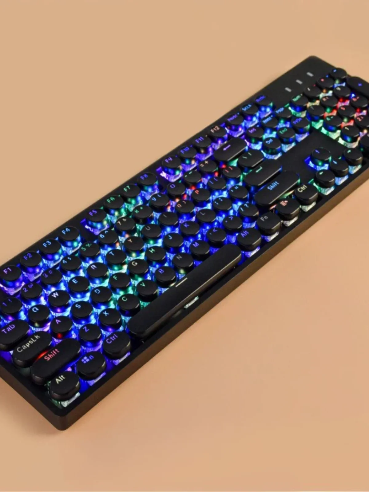 Mechanical Keyboard Vintage Punk Round Keycaps Transparent Characters XDA Height White Black Pink Blue 87/104
Mechanical Keyboard Vintage Punk Round Keycaps Transparent Characters XDA Height White Black Pink Blue 87/104