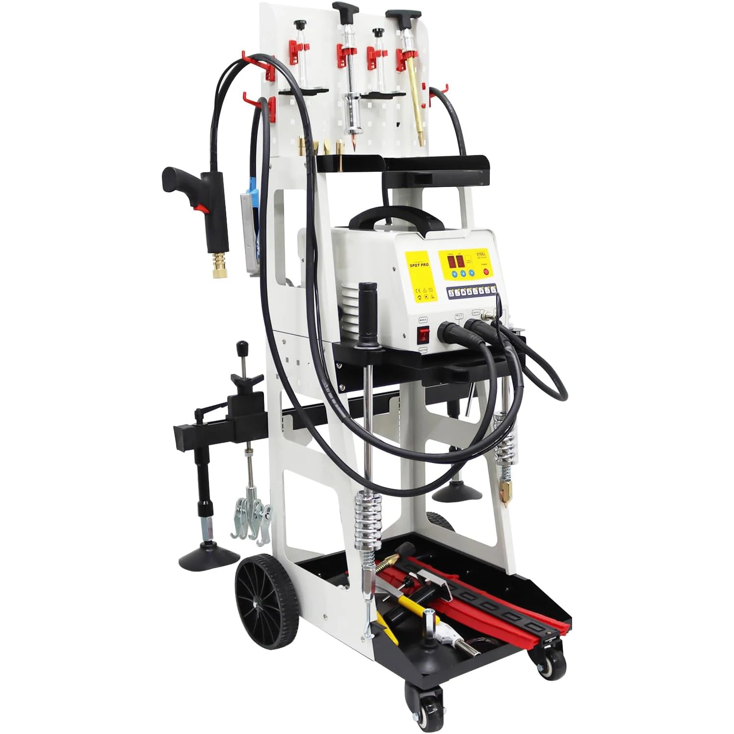 Steel Dent Puller Machine Auto Body Dent Repair with Data Recovery Car Collision Repair Equipment with Tool cart 220V
Steel Dent Puller Machine Auto Body Dent Repair with Data Recovery Car Collision Repair Equipment with Tool cart 220V