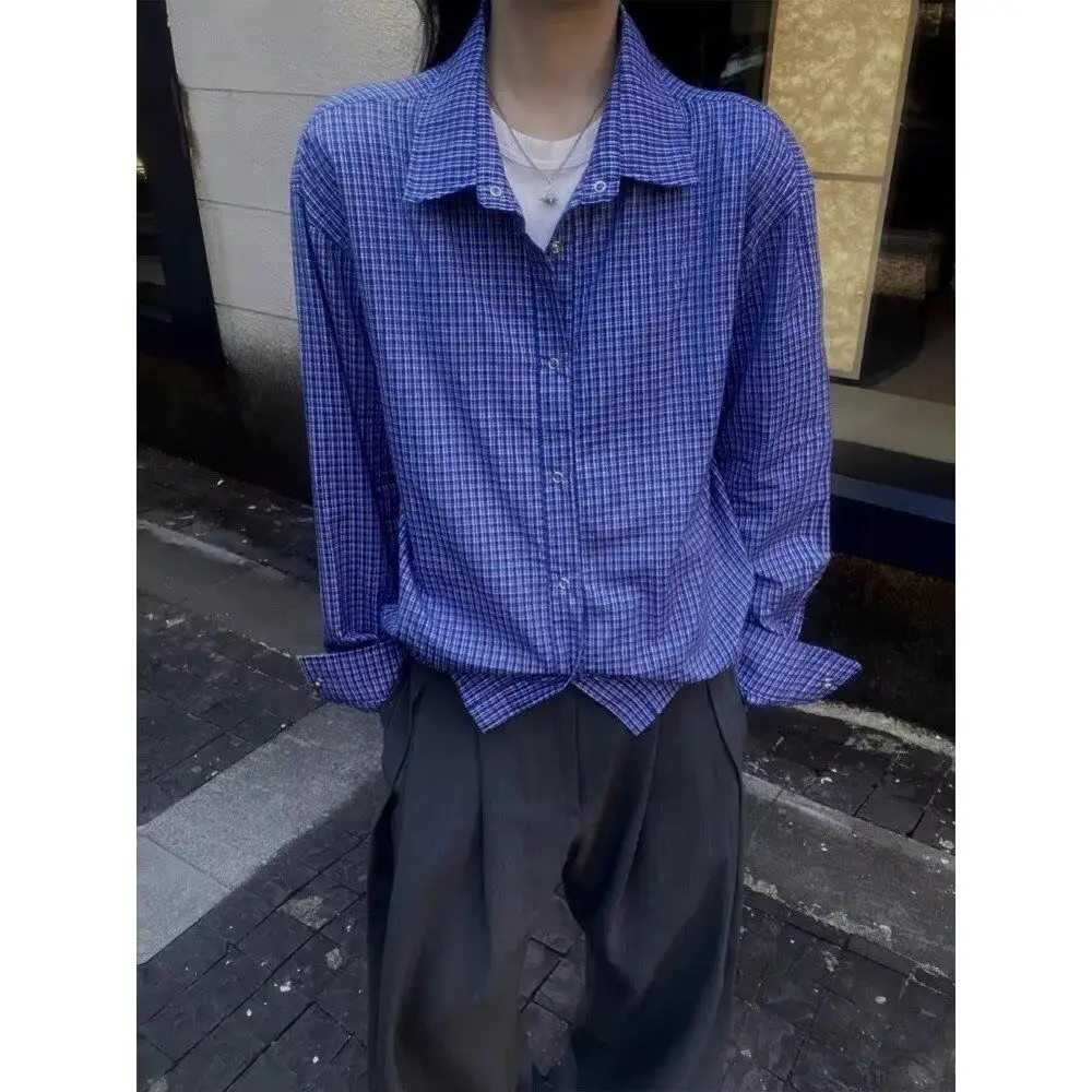 Simple Stylish New Harajuku Grid Shirt Fashionable Loose Fit Long Sleeve Youth Spring Casual Wear for Men And Women
Simple Stylish New Harajuku Grid Shirt Fashionable Loose Fit Long Sleeve Youth Spring Casual Wear for Men And Women