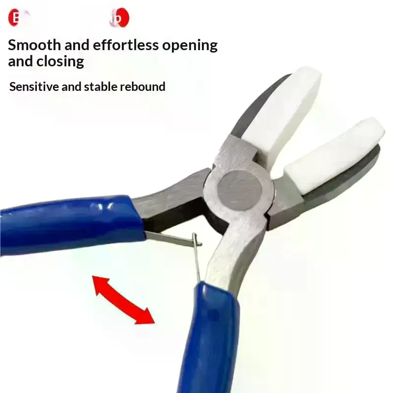 Nylon Jaw Pliers Carbon Steel Craft Plat Nose Pliers DIY Tools For Beading Looping Shaping Wire Jewelry Making
Nylon Jaw Pliers Carbon Steel Craft Plat Nose Pliers DIY Tools For Beading Looping Shaping Wire Jewelry Making