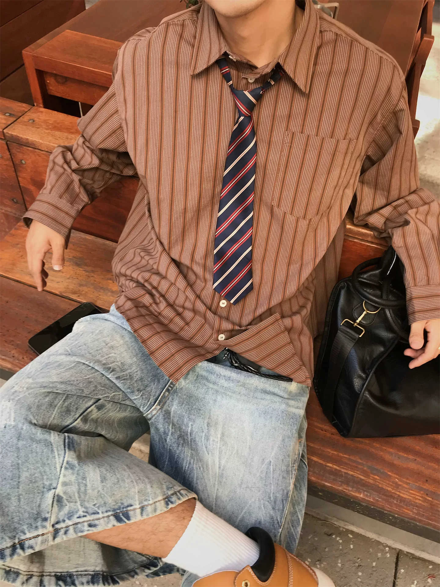 Casual Striped Collared Men's irt American Retro Design Loose Long Sve Sli Outerwear Cotton Polyester Blend Wear Res...
Casual Striped Collared Men's irt American Retro Design Loose Long Sve Sli Outerwear Cotton Polyester Blend Wear Res...