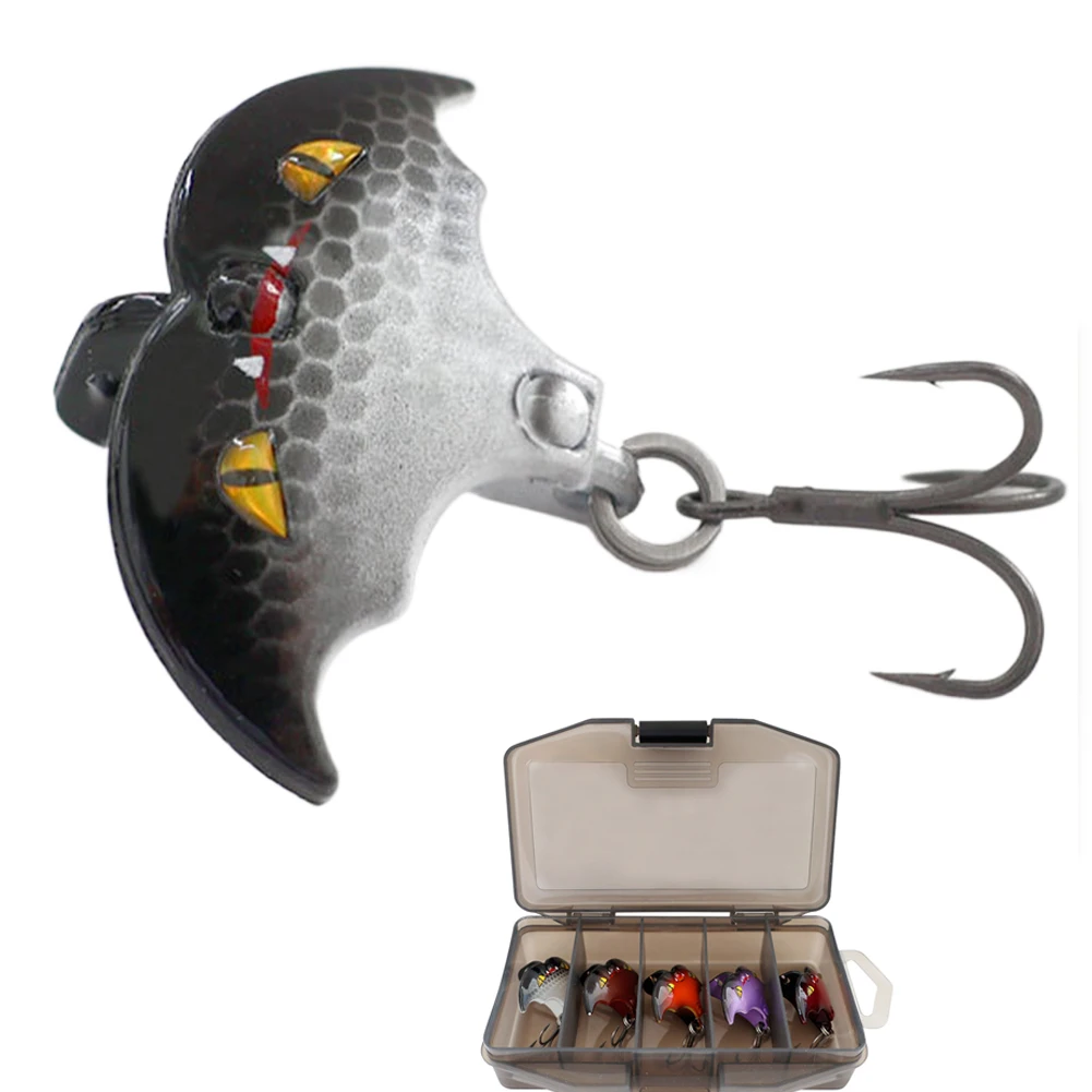 Набор из 5 шт. рыболовных приманок: бионические приманки в виде летучих мышей, искусственные наживки, свимбейты, снасти для рыбалки
Набор из 5 шт. рыболовных приманок: бионические приманки в виде летучих мышей, искусственные наживки, свимбейты, снасти для рыбалки