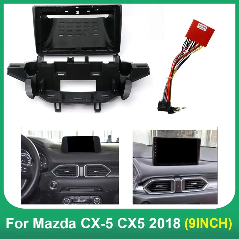 Автомобильная рамка для Mazda CX-5 CX5 2018 (9 дюймов) Fascias Android GPS MP5 стереоплеер 2 Din головное устройство панель установка приборной панели
Автомобильная рамка для Mazda CX-5 CX5 2018 (9 дюймов) Fascias Android GPS MP5 стереоплеер 2 Din головное устройство панель установка приборной панели