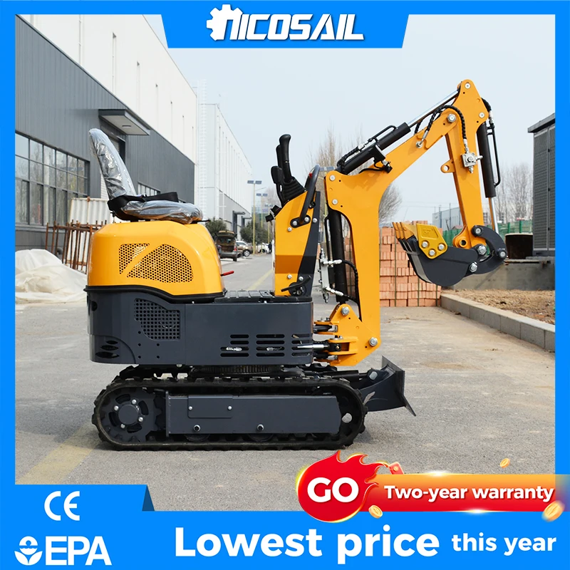 OKW08 Small Excavator for Home Garden, 800kg Mini Excavator for Narrow Farm Areas
OKW08 Small Excavator for Home Garden, 800kg Mini Excavator for Narrow Farm Areas