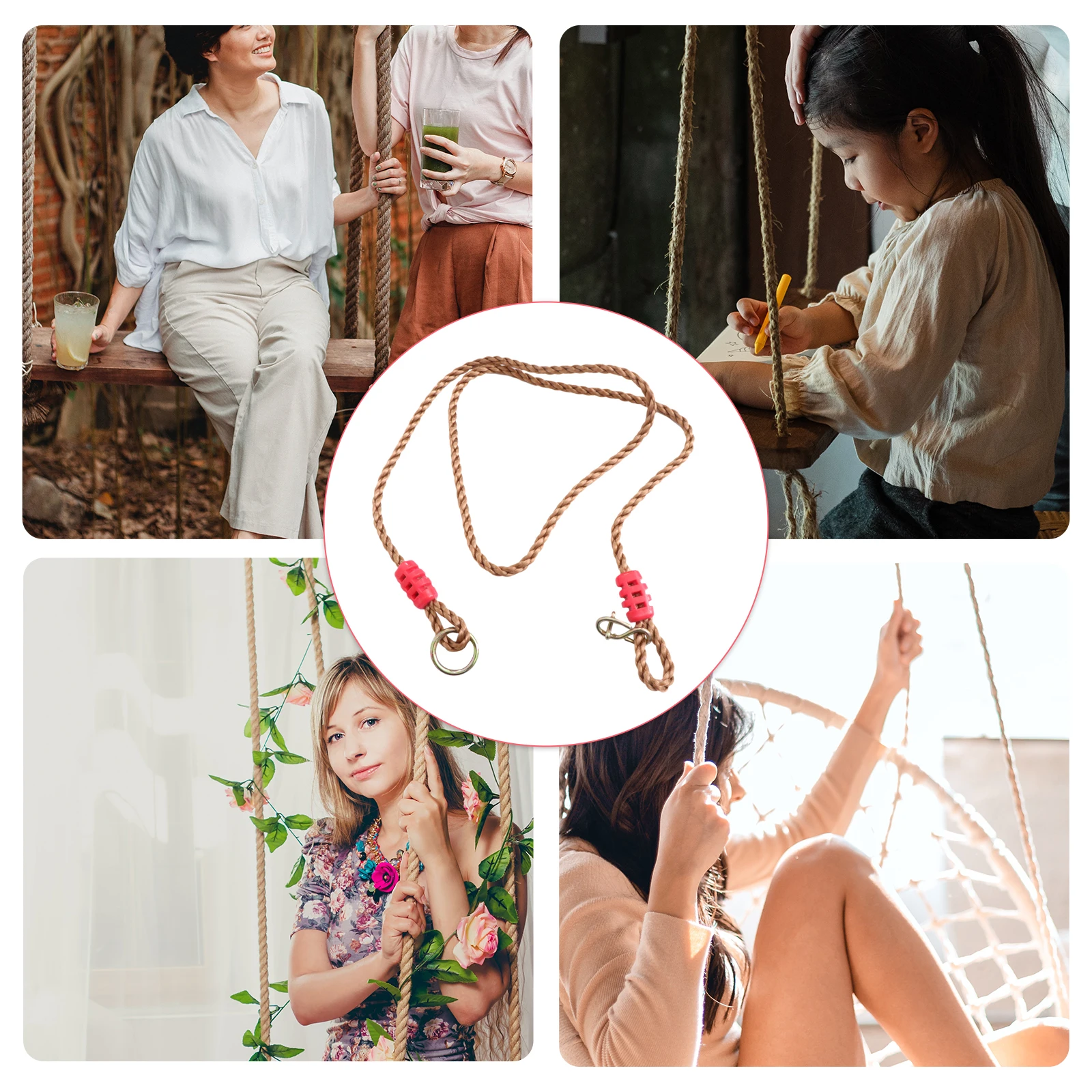 Lifting Rope Swing Straps Hammock Chair Coat Hanger Adjustable Hangers Attachments Accessories Extending Ropes
Lifting Rope Swing Straps Hammock Chair Coat Hanger Adjustable Hangers Attachments Accessories Extending Ropes