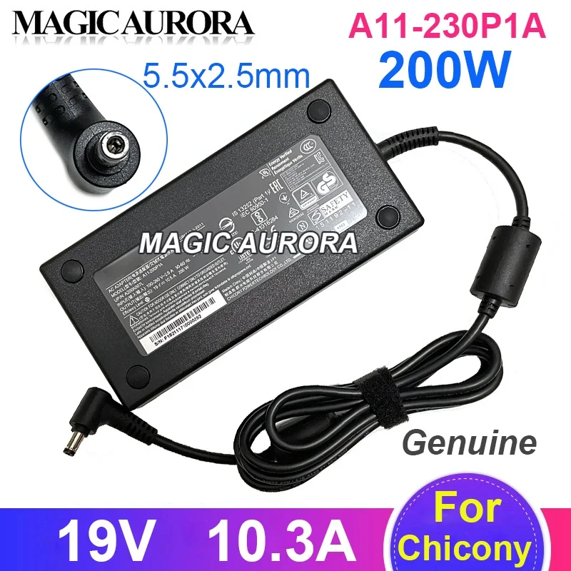 New A11-200P1A Power Adapter 19V 10.5A 200W For SCHENKER XMG P507 2017 For MEDION ERAZER GAMING X7851 X7843 X7857 Laptop Charger
New A11-200P1A Power Adapter 19V 10.5A 200W For SCHENKER XMG P507 2017 For MEDION ERAZER GAMING X7851 X7843 X7857 Laptop Charger