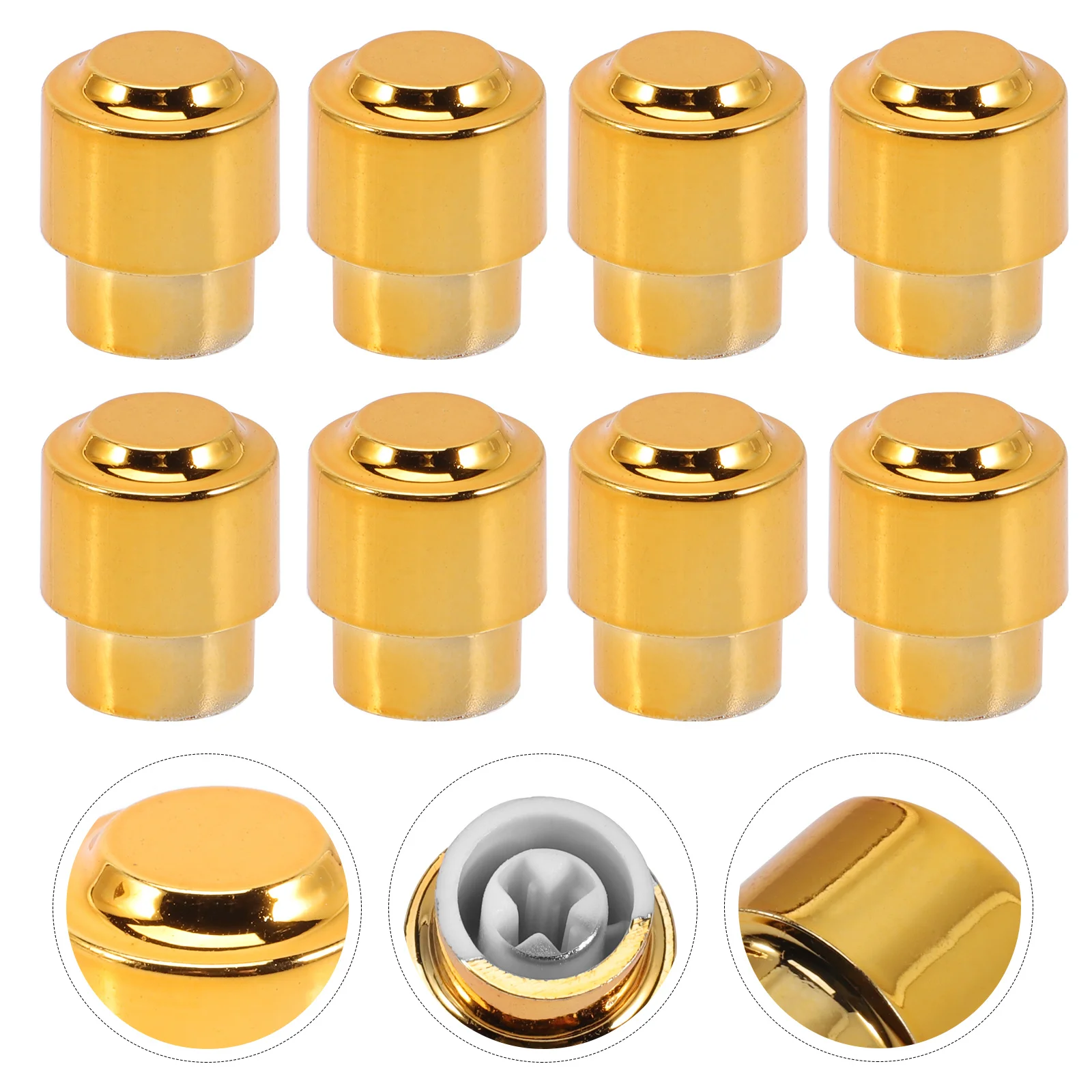 10Pcs Guitar Knob Caps Electric Guitar Parts Replacement Toggle Tips Strong Plastic Build Deep Thread Fit for Secure Fastening
10Pcs Guitar Knob Caps Electric Guitar Parts Replacement Toggle Tips Strong Plastic Build Deep Thread Fit for Secure Fastening