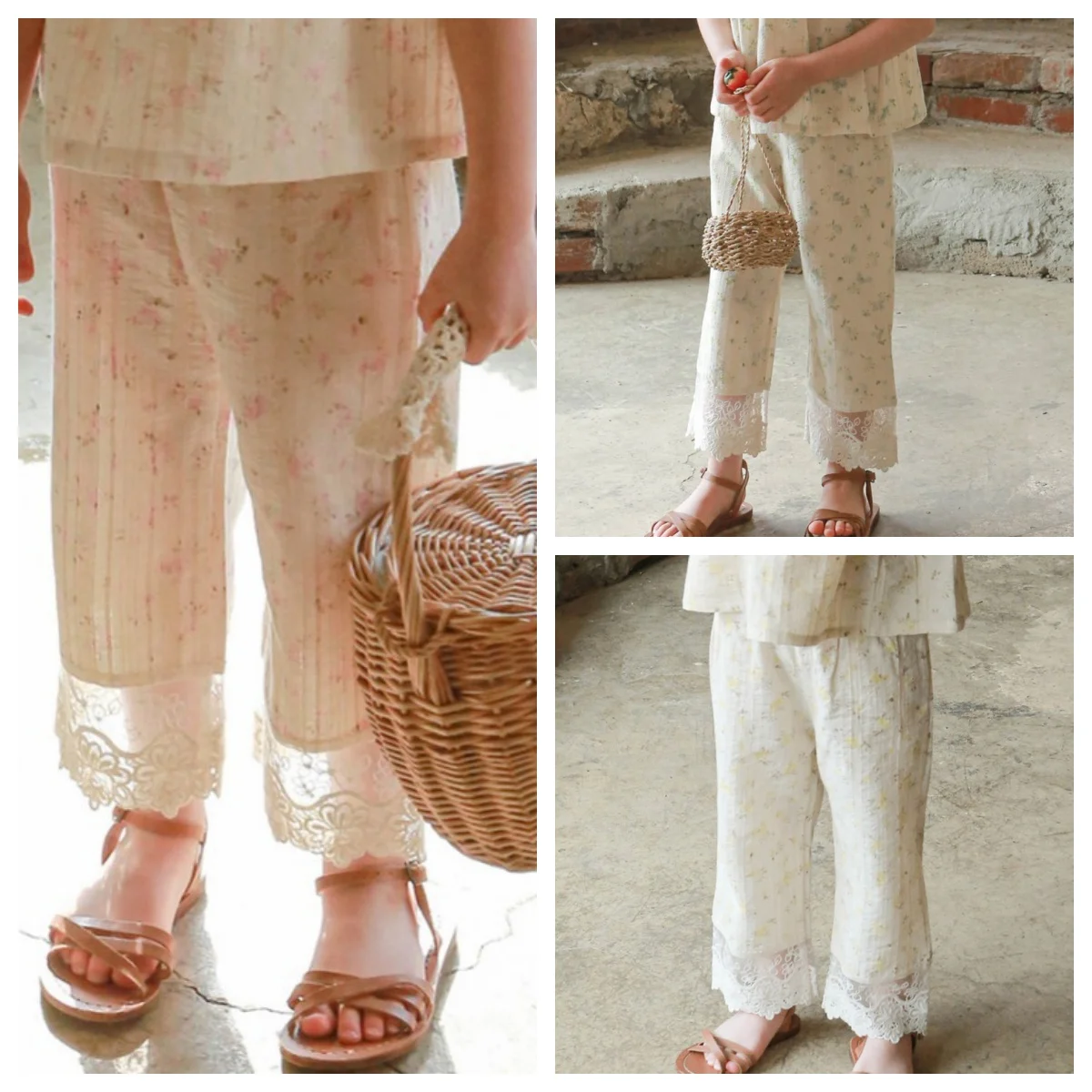Summer 2025 Long Pants Children's Clothing Baby Girls' Fashion Small Flower Lace Leg Pants
Summer 2025 Long Pants Children's Clothing Baby Girls' Fashion Small Flower Lace Leg Pants