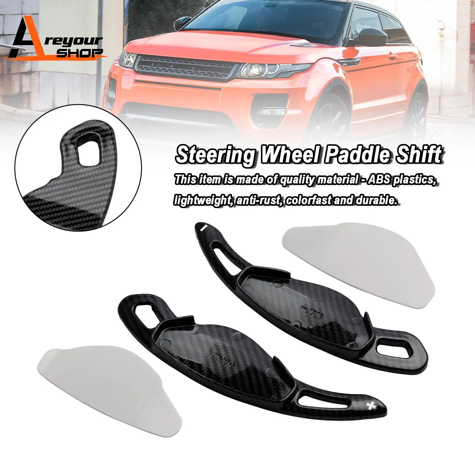 Carbon Fiber Style Steering Wheel Shift Paddle Shifter Fit for Jaguar XF XEL F-Type
Carbon Fiber Style Steering Wheel Shift Paddle Shifter Fit for Jaguar XF XEL F-Type