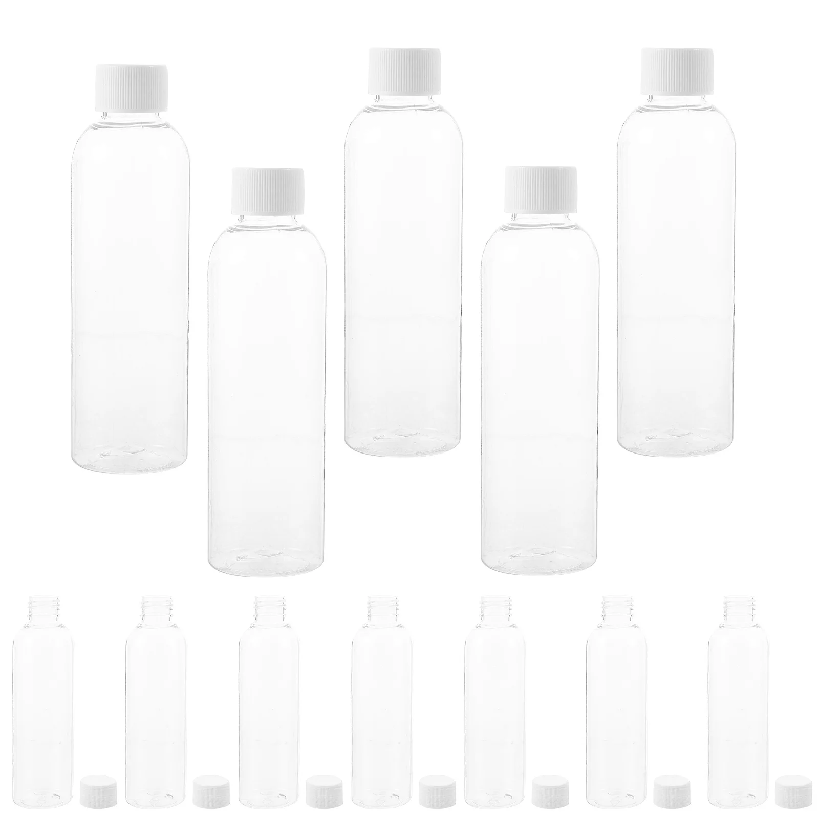 20Pcs Plastic Bottles Reusable Clear Empty Bottles for Juice Milk Drink Storage Portable Leak-Proof Design Flat Bottom Household
20Pcs Plastic Bottles Reusable Clear Empty Bottles for Juice Milk Drink Storage Portable Leak-Proof Design Flat Bottom Household