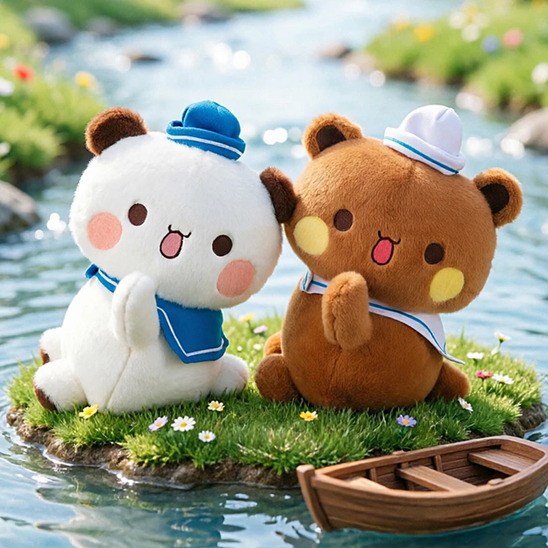 Adorable Navy Outfit Yier and Bubu Plushie Set, Kawaii Soft Cartoon Bear Couple Stuffed Animals, Perfect Gift Room Decoration
Adorable Navy Outfit Yier and Bubu Plushie Set, Kawaii Soft Cartoon Bear Couple Stuffed Animals, Perfect Gift Room Decoration
