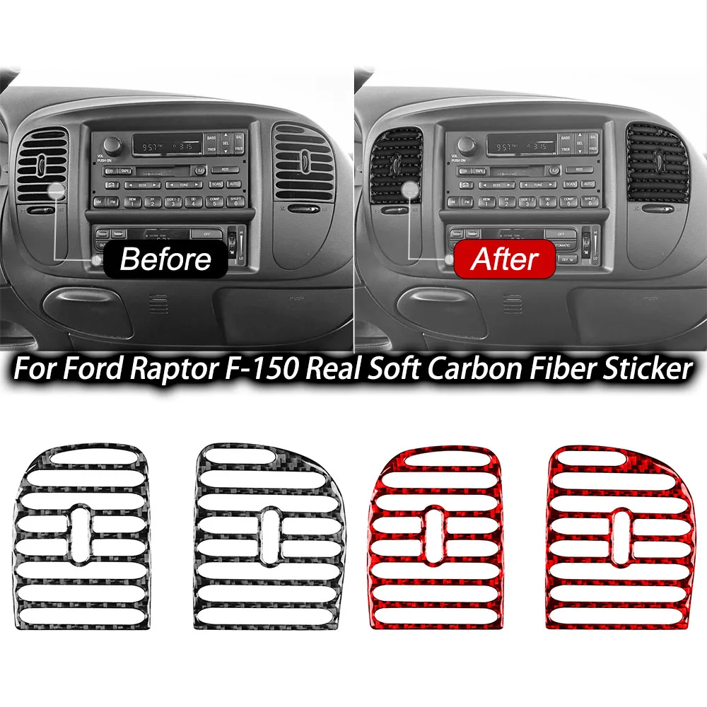 For Ford Raptor F-150 1997-2004 Carbon Fiber Multimedia central air vent Panel Trim Strips Car Interior Accessories Sticker
For Ford Raptor F-150 1997-2004 Carbon Fiber Multimedia central air vent Panel Trim Strips Car Interior Accessories Sticker