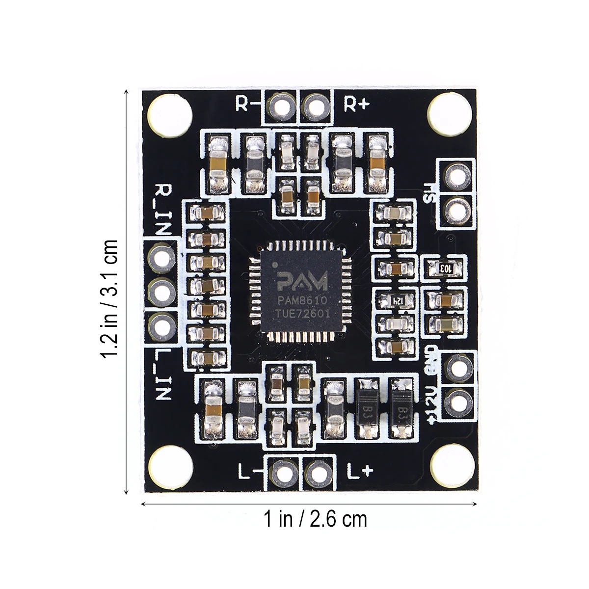 Pam8610 Dual 10W Amplifier Board 31X25X2.5Mm 4-8 Ohm 6-15V Digital Stereo Power Amplifier Module High Efficiency Audio No Heat
Pam8610 Dual 10W Amplifier Board 31X25X2.5Mm 4-8 Ohm 6-15V Digital Stereo Power Amplifier Module High Efficiency Audio No Heat