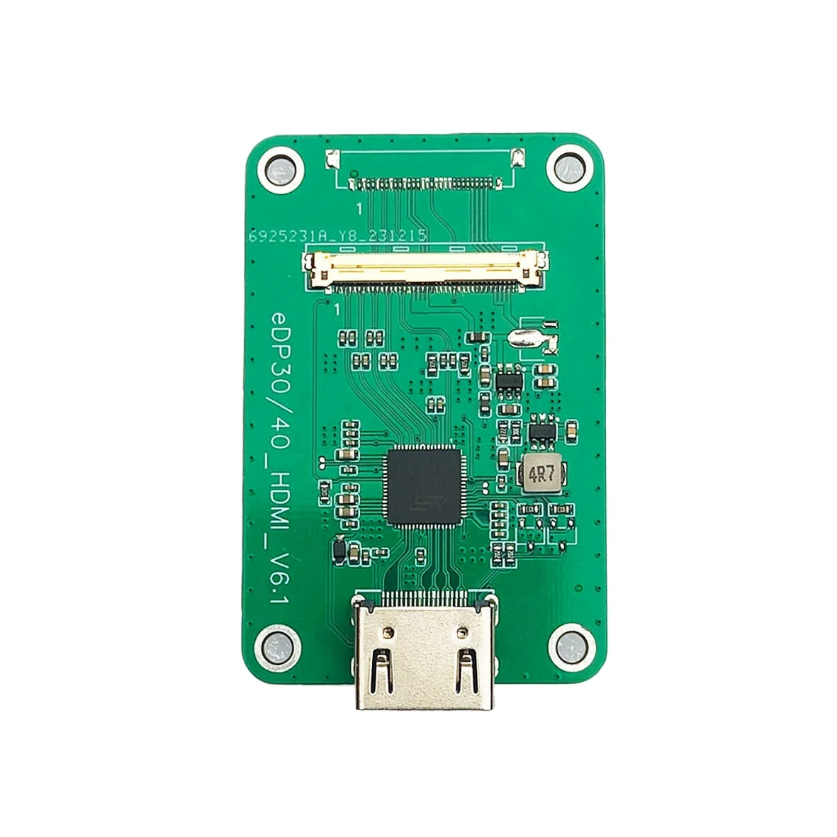 Выходная плата EDP-HDMI. Плата адаптера EDP/DP-HDMI поддерживает 4K2K1080P и поддерживает несколько разрешений.
Выходная плата EDP-HDMI. Плата адаптера EDP/DP-HDMI поддерживает 4K2K1080P и поддерживает несколько разрешений.
