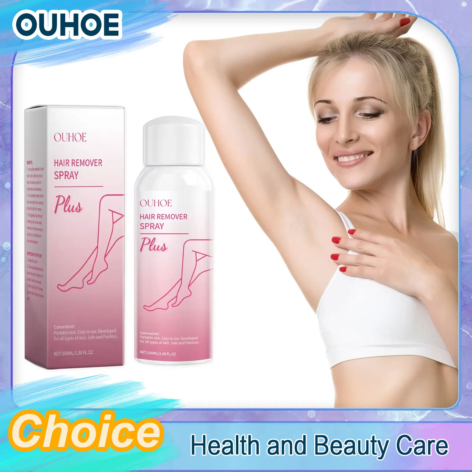 Hair Removal Spray Hair Growth Inhibitor Beard Bikini Intimate Leg Arm Armpit Depilatory Permanent Painless Body Repairing Care
Hair Removal Spray Hair Growth Inhibitor Beard Bikini Intimate Leg Arm Armpit Depilatory Permanent Painless Body Repairing Care