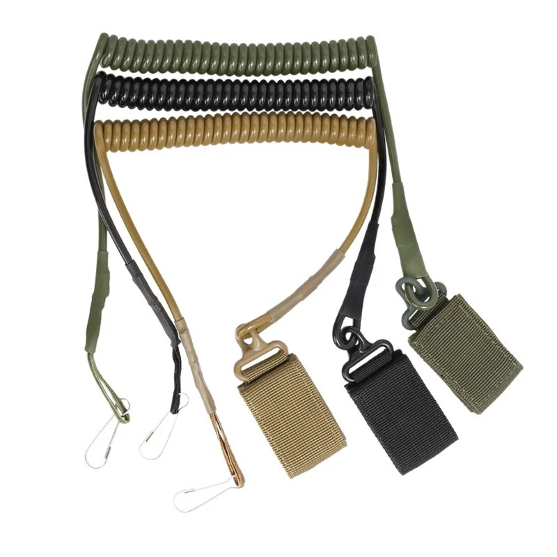 Tactial Elastic Anti-lost Lanyard Spring Safety Strap Gun Rope For Outdoor Hunting EDC Gear Backpack Lanyard Hunting Accessories
Tactial Elastic Anti-lost Lanyard Spring Safety Strap Gun Rope For Outdoor Hunting EDC Gear Backpack Lanyard Hunting Accessories