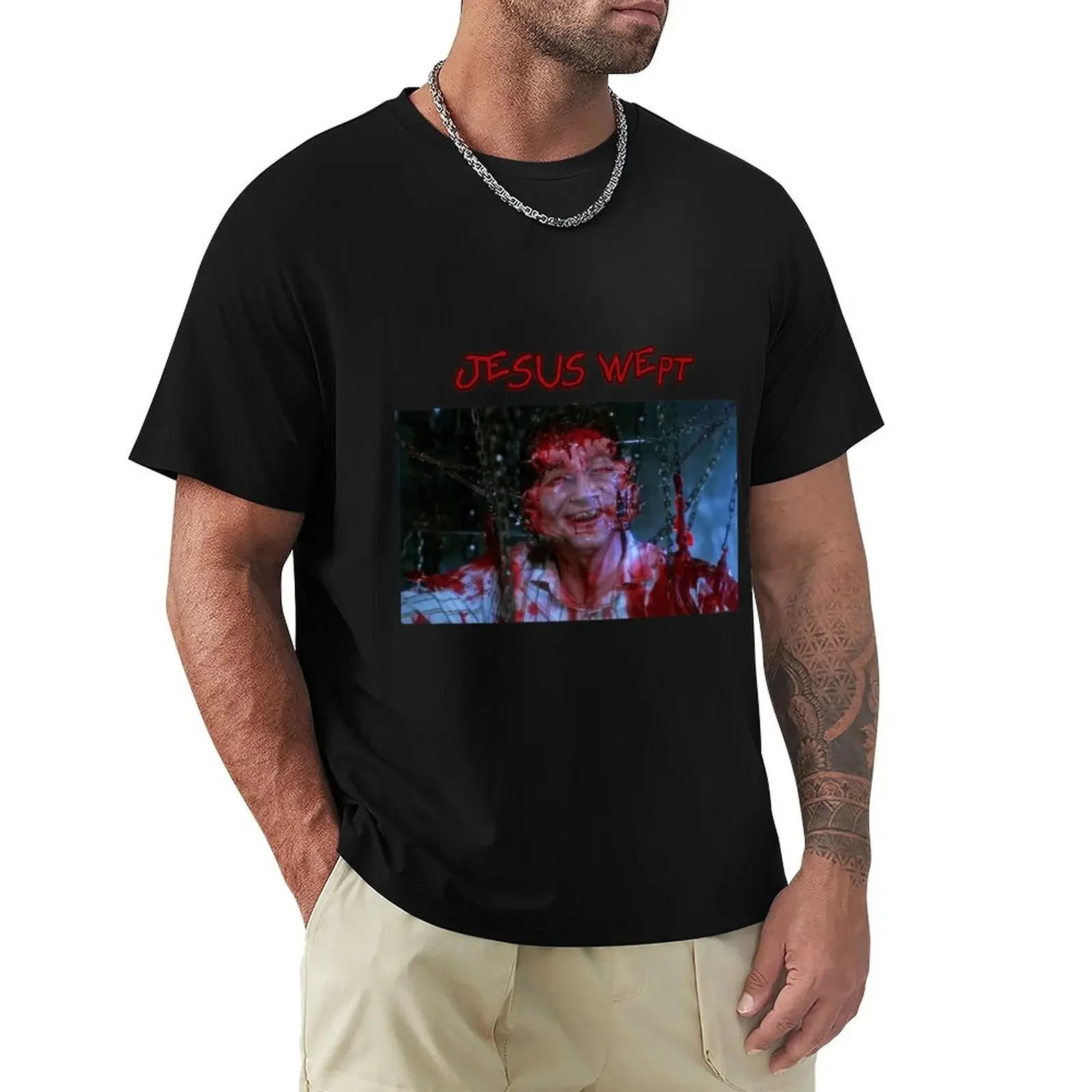 Jesus Wept Classic . T-Shirt anime customizeds hippie clothes mens t shirt graphic
Jesus Wept Classic . T-Shirt anime customizeds hippie clothes mens t shirt graphic