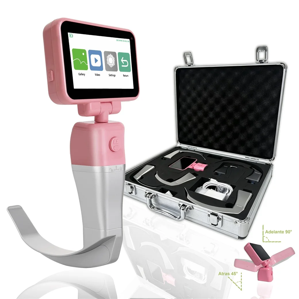 3.5" Touch Screen Video Laryngoscope for Anesthesia, 6 Blades Optional & Customizable Combination
3.5" Touch Screen Video Laryngoscope for Anesthesia, 6 Blades Optional & Customizable Combination