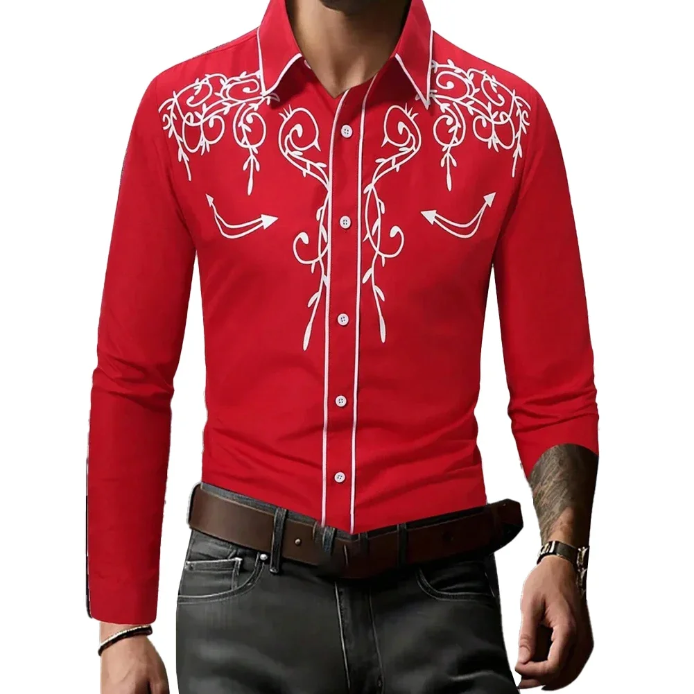 Casual Parties Mens Ethnic Shirt Casual Streetwear Slim Fit Ethnic Style Tops Casual Brand New Shirt Lapelled Shirt
Casual Parties Mens Ethnic Shirt Casual Streetwear Slim Fit Ethnic Style Tops Casual Brand New Shirt Lapelled Shirt