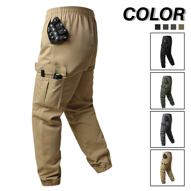 Мужские брюки-карго европейского размера, осенние свободные рабочие брюки с несколькими карманами, свободные уличные тактические джоггеры на шнурке, весенние повседневные брюки
Мужские брюки-карго европейского размера, осенние свободные рабочие брюки с несколькими карманами, свободные уличные тактические джоггеры на шнурке, весенние повседневные брюки